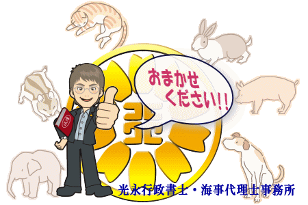 建設業許可,倉庫業登録,酒類販売免許,動物取扱業,定期航路事業